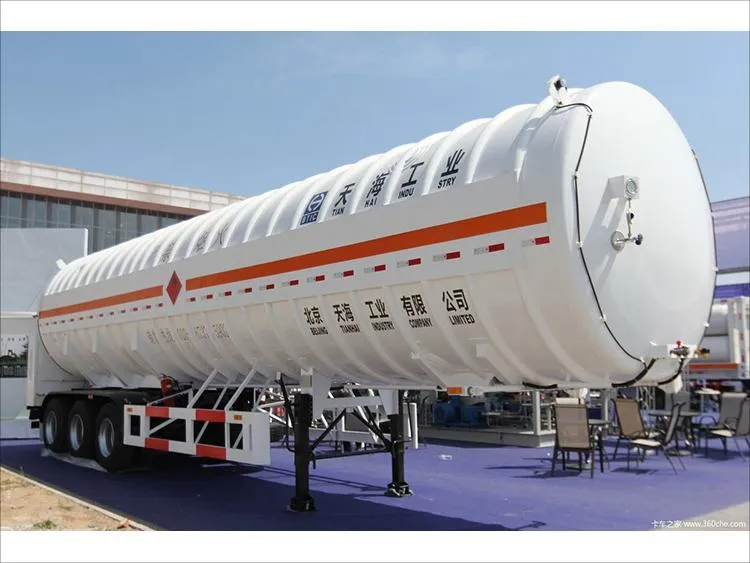 Kriogén folyékony félpótkocsi